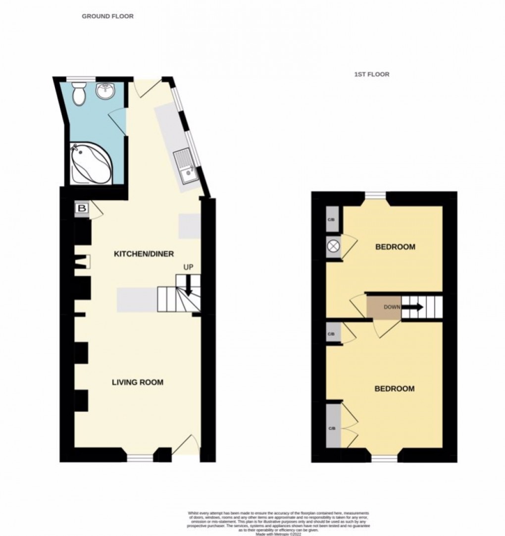 Floorplan for Grenville Road, Lostwithiel, Cornwall, PL22
