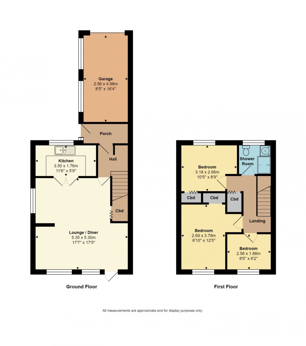 Floorplan for St. Marys Road, Bodmin, Cornwall, PL31