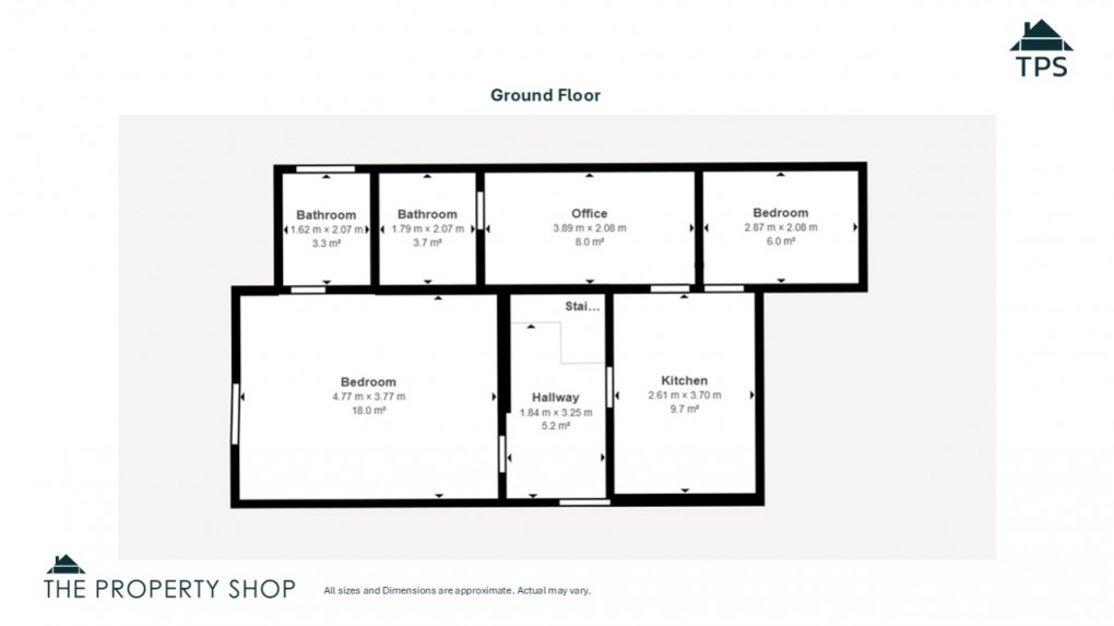 Floorplan for Tanhouse Road, Lostwithiel, Cornwall, PL22