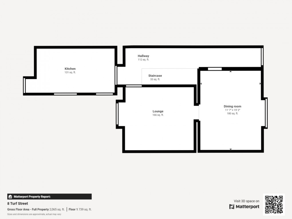 Floorplan for 8 Turf Street, Bodmin, Cornwall, PL31