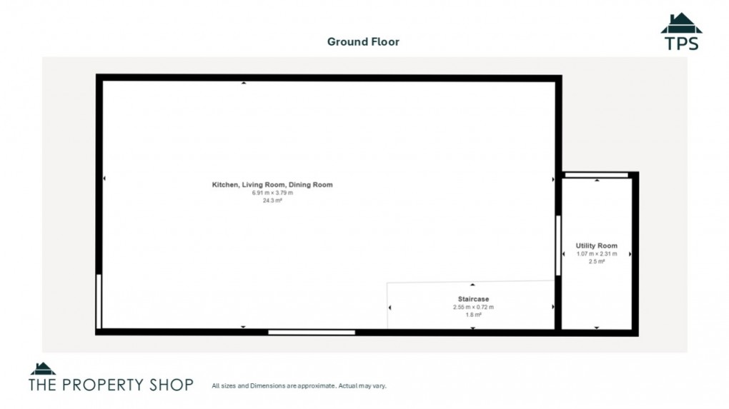 Floorplan for North Street, Lostwithiel, Cornwall, PL22
