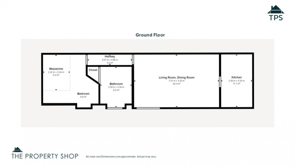 Floorplan for Coinage Hall, Quay Street, Lostwithiel, Cornwall, PL22