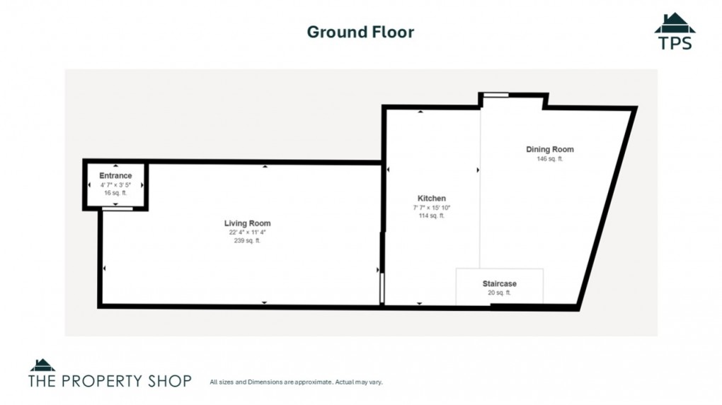 Floorplan for This Is It, Carthew, St. Austell