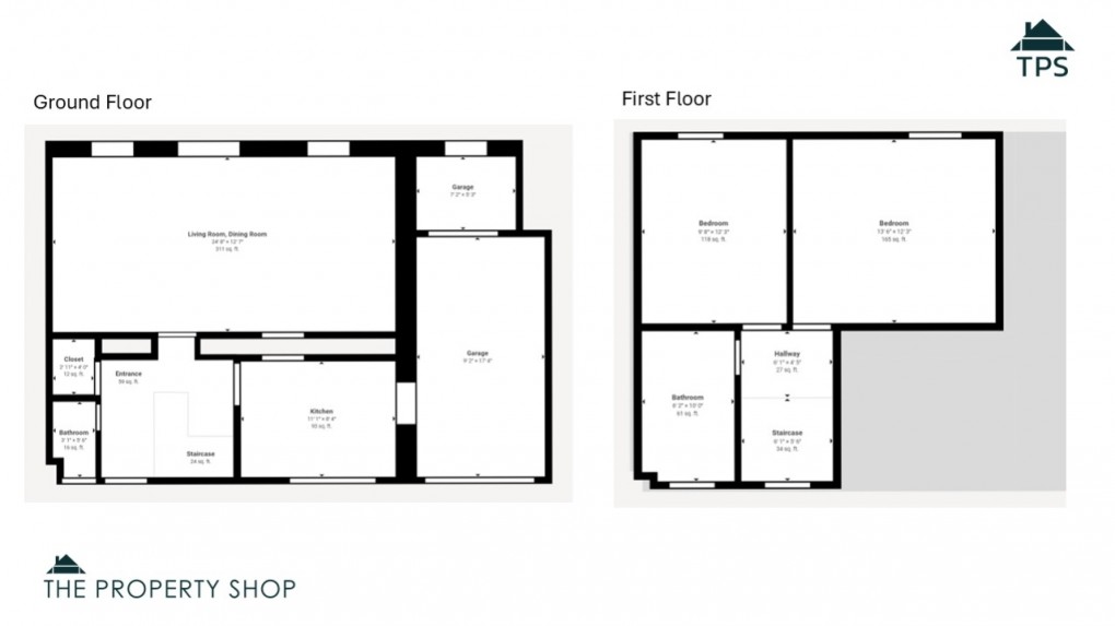 Floorplan for Trenowah Road, St. Austell, Cornwall, PL25