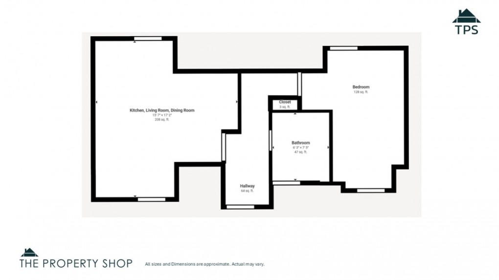 Floorplan for Fore Street, Lostwithiel, Cornwall, PL22