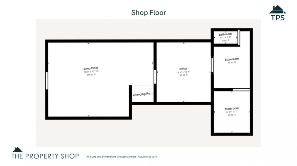 Floorplan for Fore Street, Lostwithiel, Cornwall, PL22
