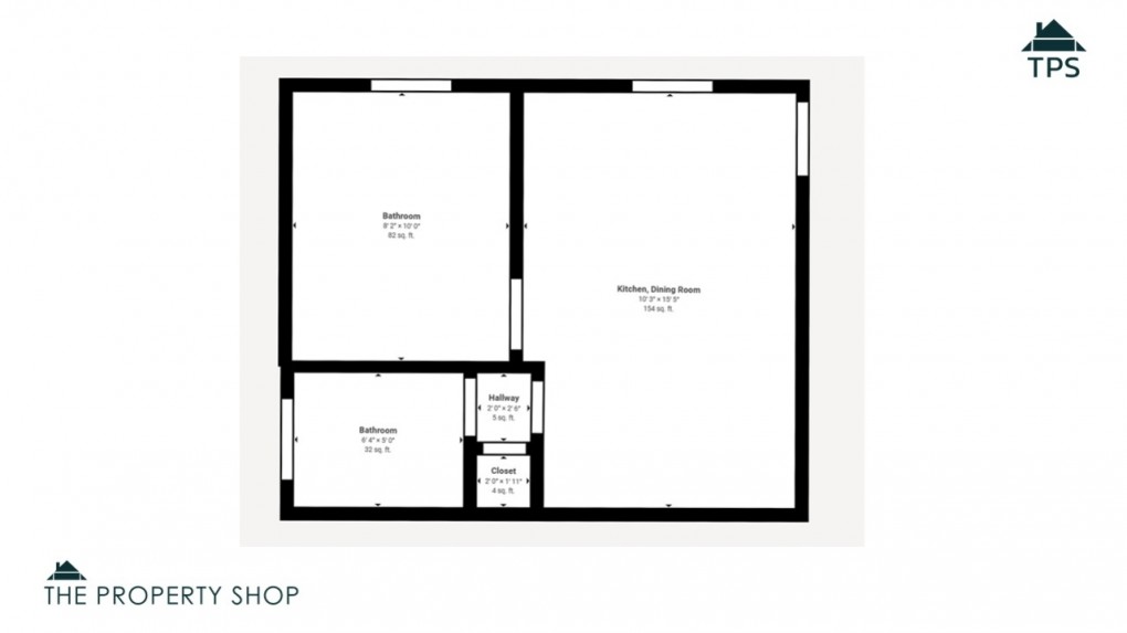 Floorplan for Riverside Court, Quay Street, Lostwithiel, Cornwall, PL22