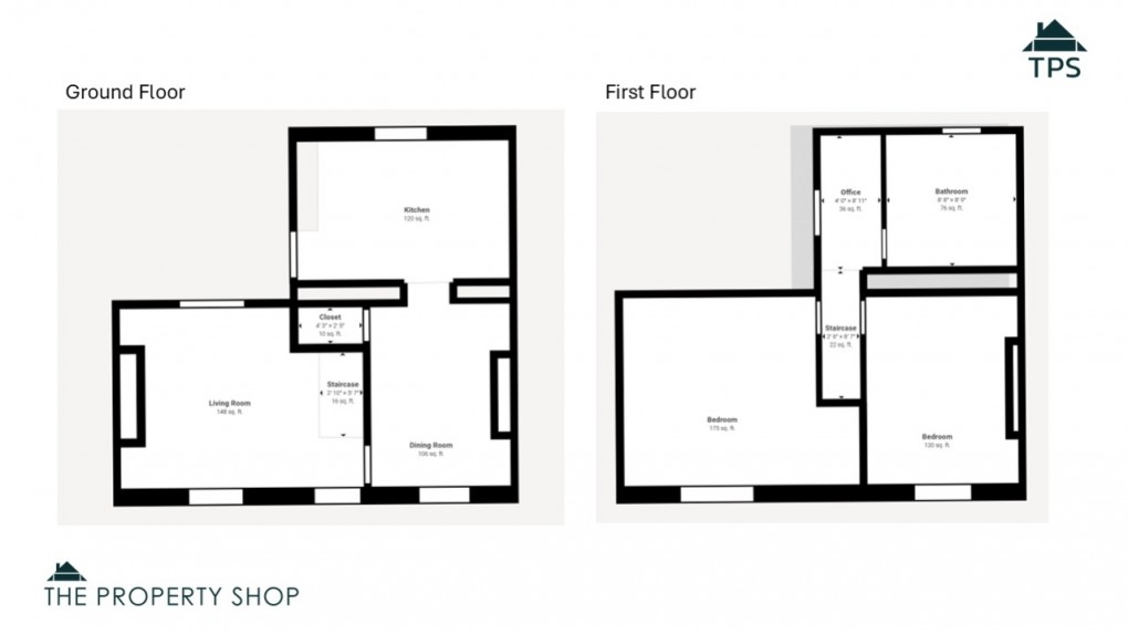 Floorplan for Doubletrees, St. Blazey, Par, Cornwall, PL24