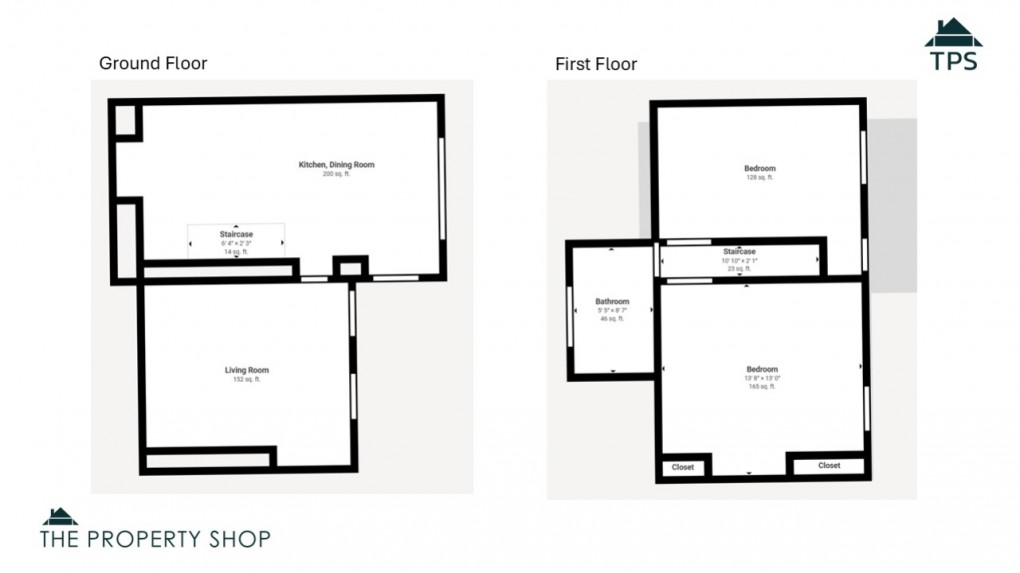 Floorplan for Downs Hill, Golant, Fowey, PL23