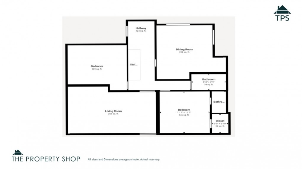 Floorplan for Hillcrest, Lostwithiel, PL22 0DF