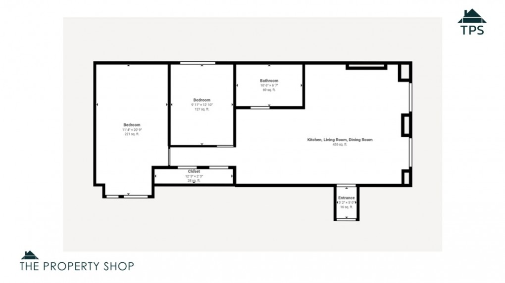 Floorplan for Charterhouse, Albert Terrace, Lostwithiel, Cornwall, PL22