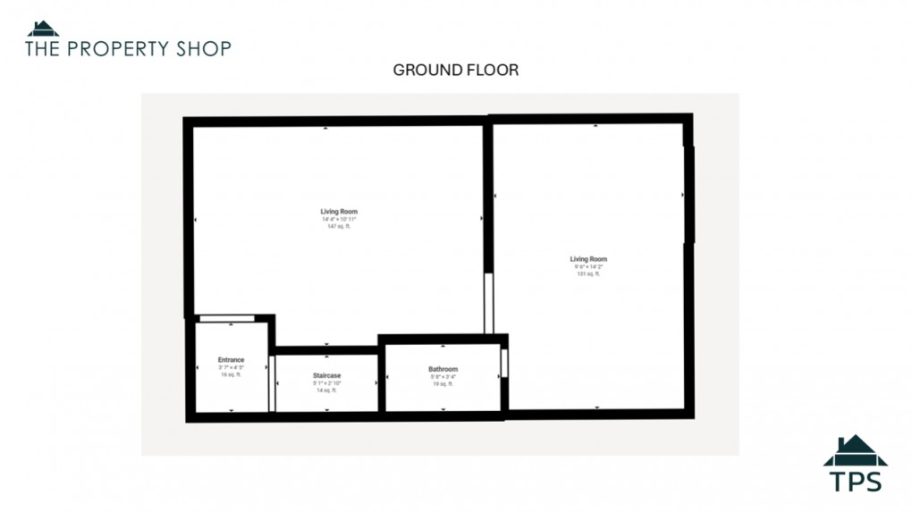 Floorplan for 92 Northey Road, Bodmin, Cornwall, PL31