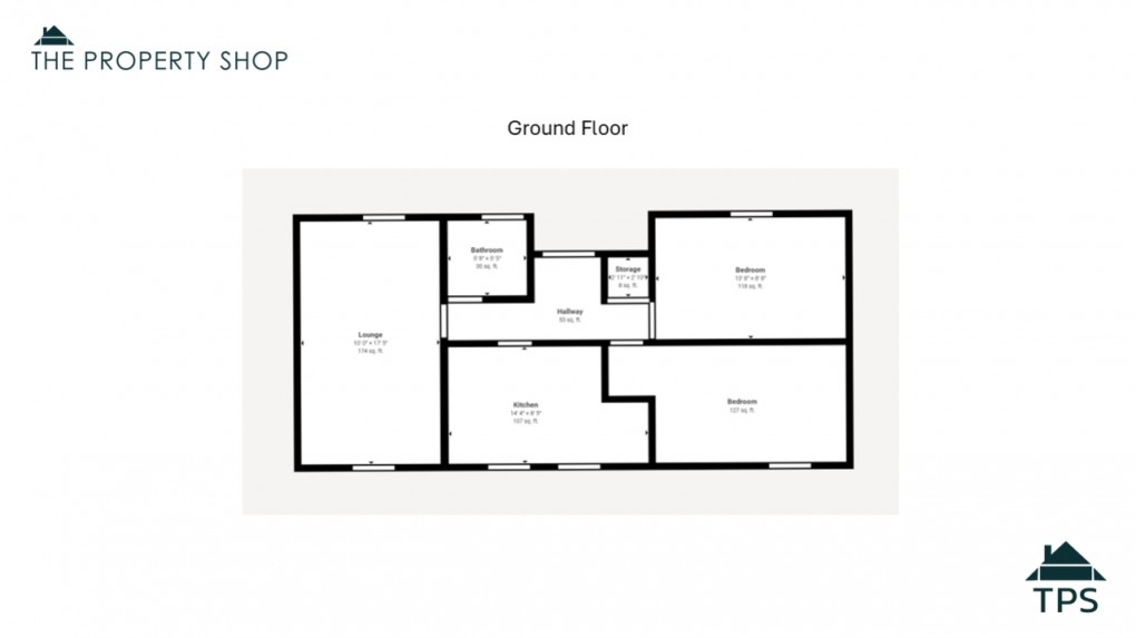 Floorplan for 76 Beacon Road, Bodmin, Cornwall, PL31