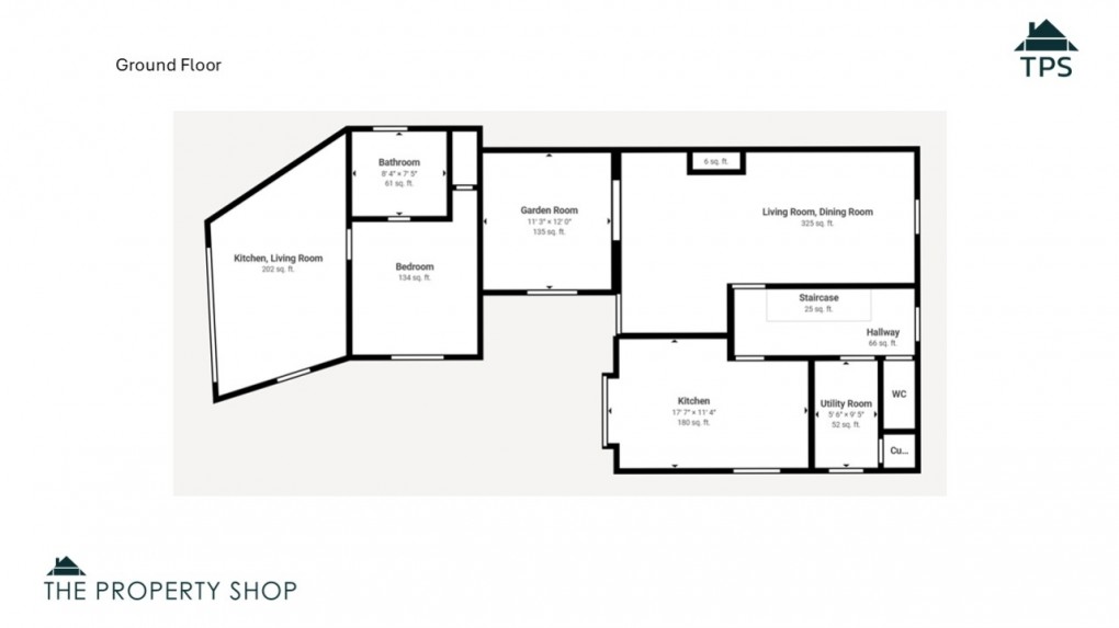 Floorplan for The Moors, Lostwithiel, PL22