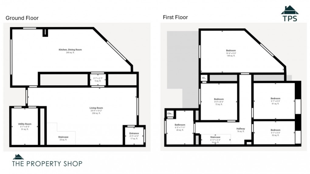 Floorplan for North Street, Tywardreath, PL24