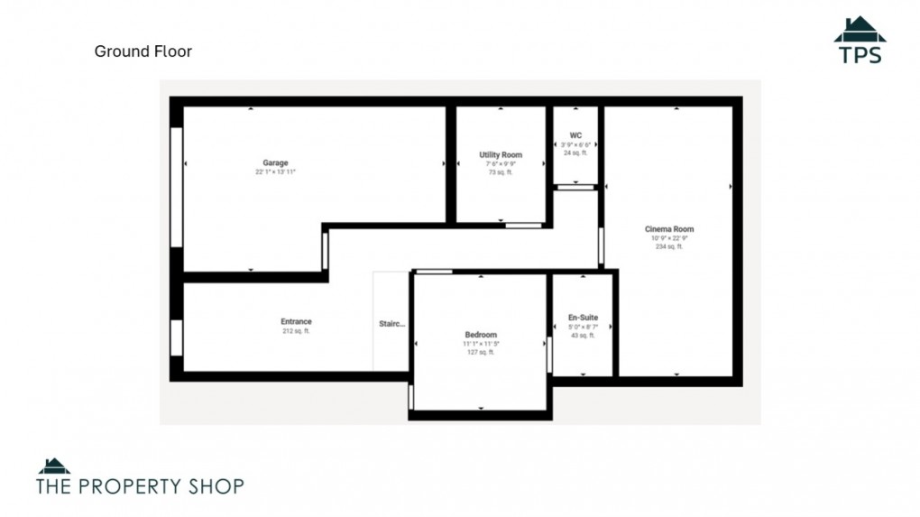 Floorplan for Bownder Lowen, Lostwithiel, PL22