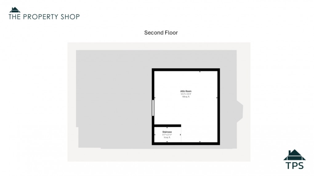 Floorplan for 4 Harleigh Terrace, Bodmin, Cornwall, PL31 1BT, UK