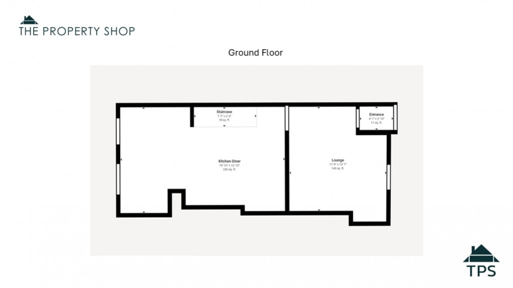Floorplan for 48 Lower Bore Street, Bodmin, Cornwall, PL31