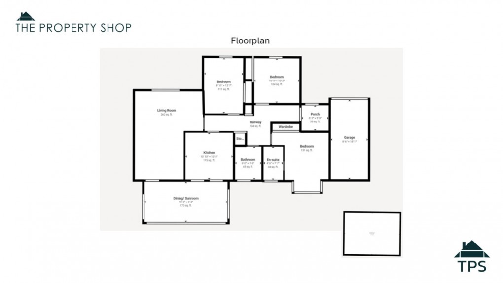 Floorplan for Maple Close, Bodmin, PL31 1QY