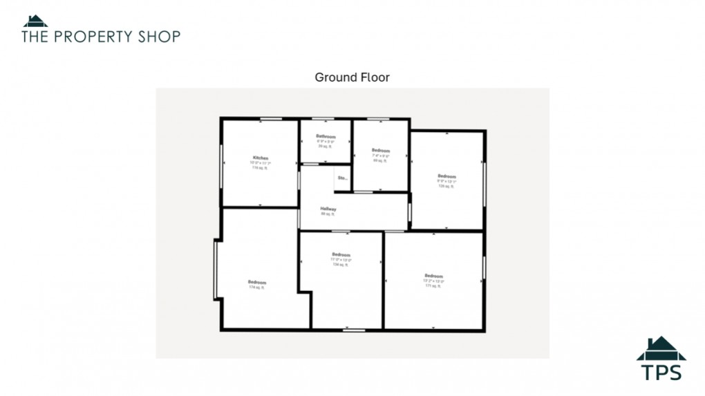 Floorplan for 17 Bosvenna View, Bodmin, Cornwall, PL31