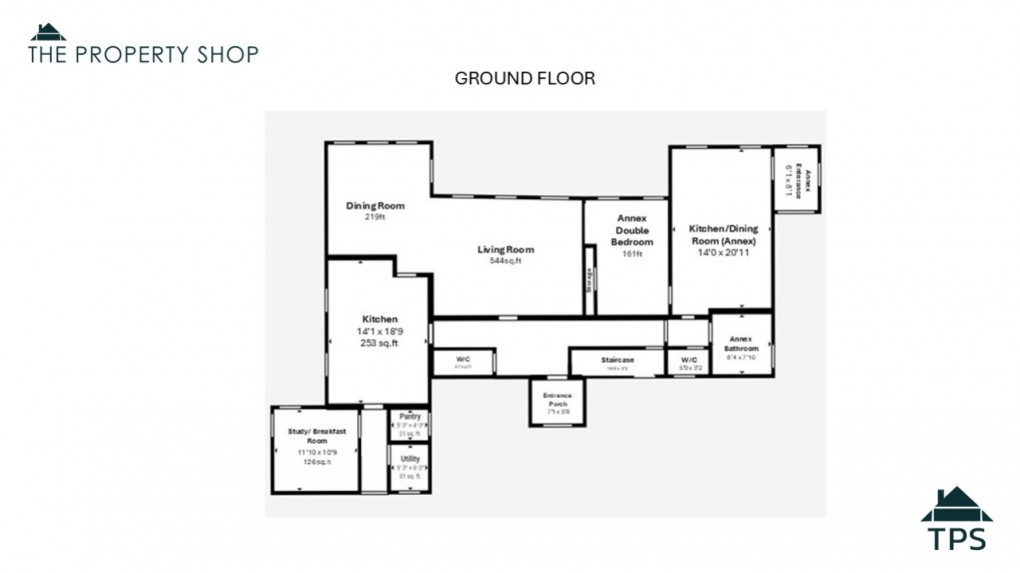 Floorplan for Knock Laverock, 24 Boxwell Park, Bodmin, Cornwall, PL31