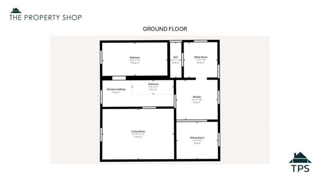 Floorplan for 25 Crinnicks Hill, Bodmin, PL31 1A