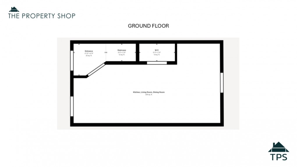 Floorplan for 18 Tanners Road, Bodmin, PL31 2UW
