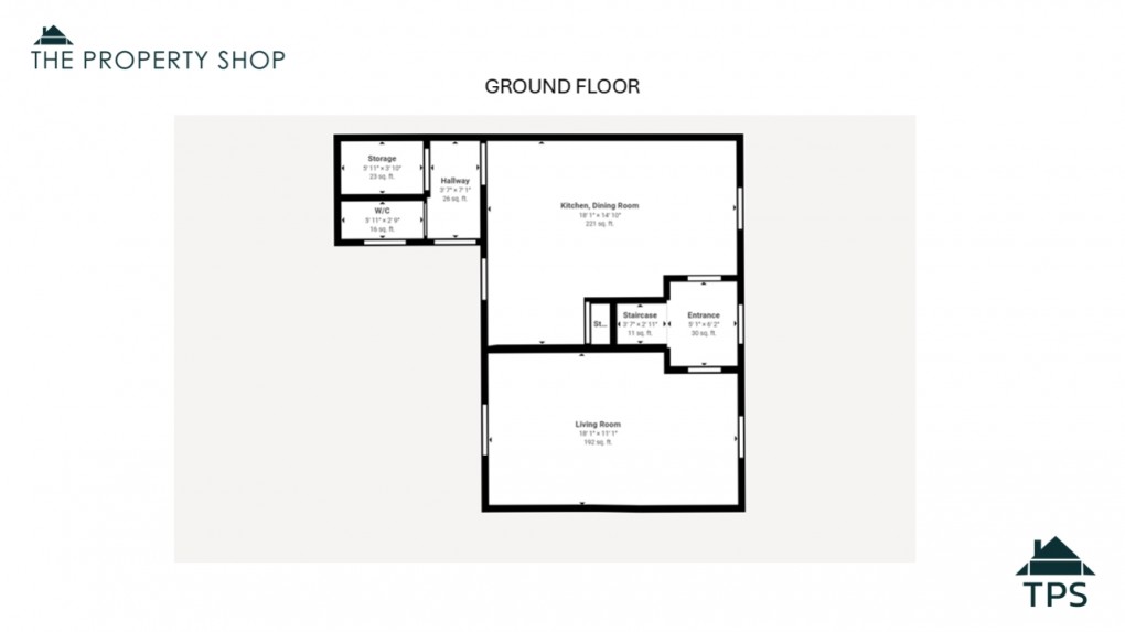 Floorplan for 17 Northey Road,Bodmin, PL31 1JE