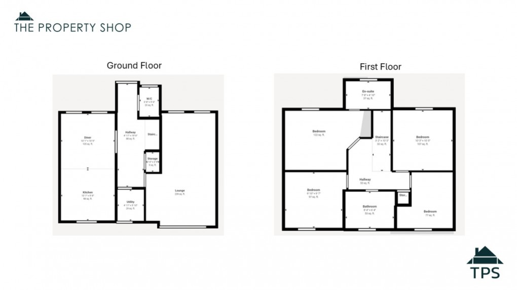 Floorplan for 49 Kestell Parc, Bodmin, PL31 1HP