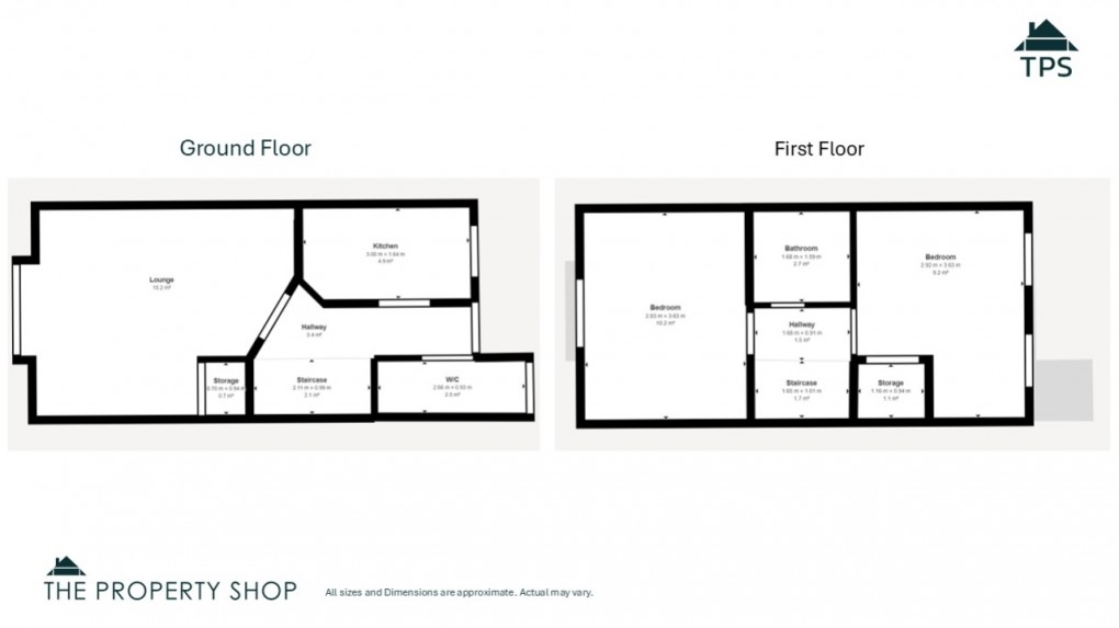 Floorplan for 1 Nikita Terrace, Bodmin Hill, Lostwithiel, Cornwall, PL22