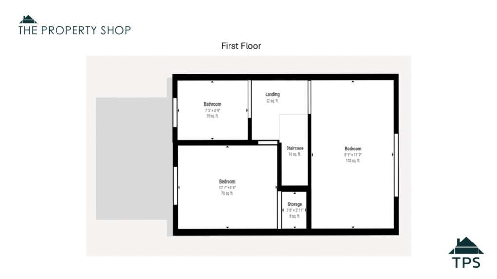 Floorplan for 12 Cherry Tree Close, Bodmin, PL31 1QF