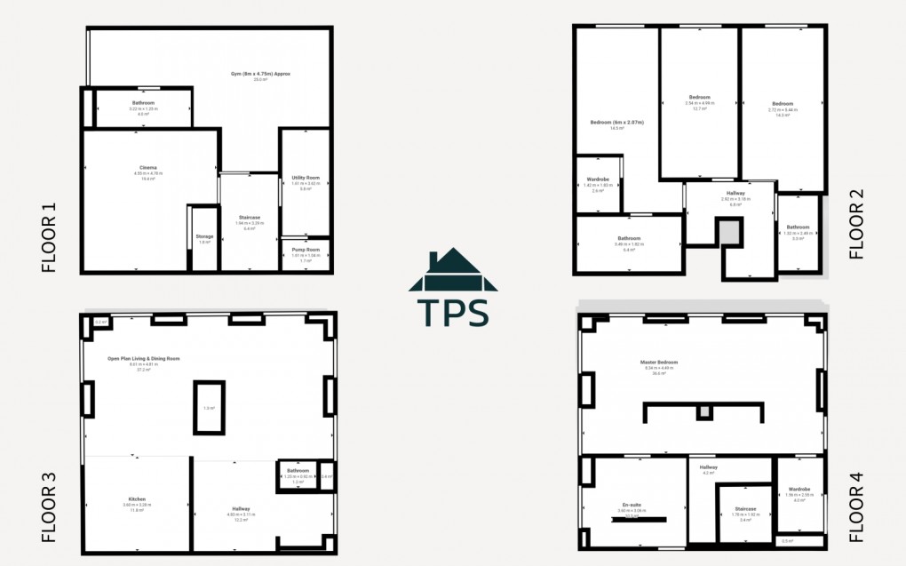 Floorplan for Golant, Fowey, PL23