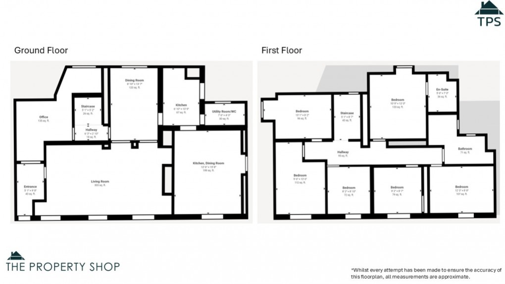 Floorplan for Fore Street, Tywardreath, Par, Cornwall, PL24