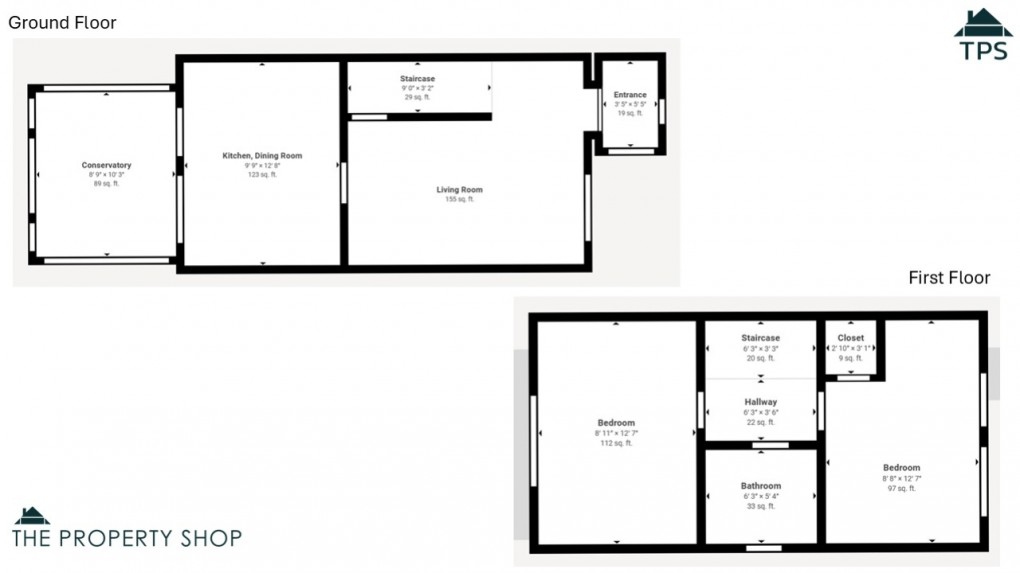 Floorplan for Manor View, Par, Cornwall, PL24