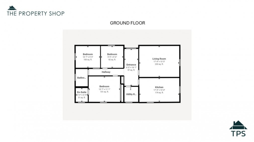 Floorplan for 20 Scarletts Well Park, Bodmin, PL31 2RF