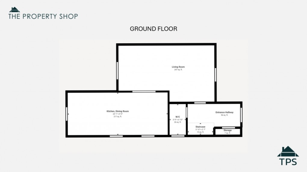 Floorplan for 5A Wheal Rose Roche Road, Bugle, St. Austell
