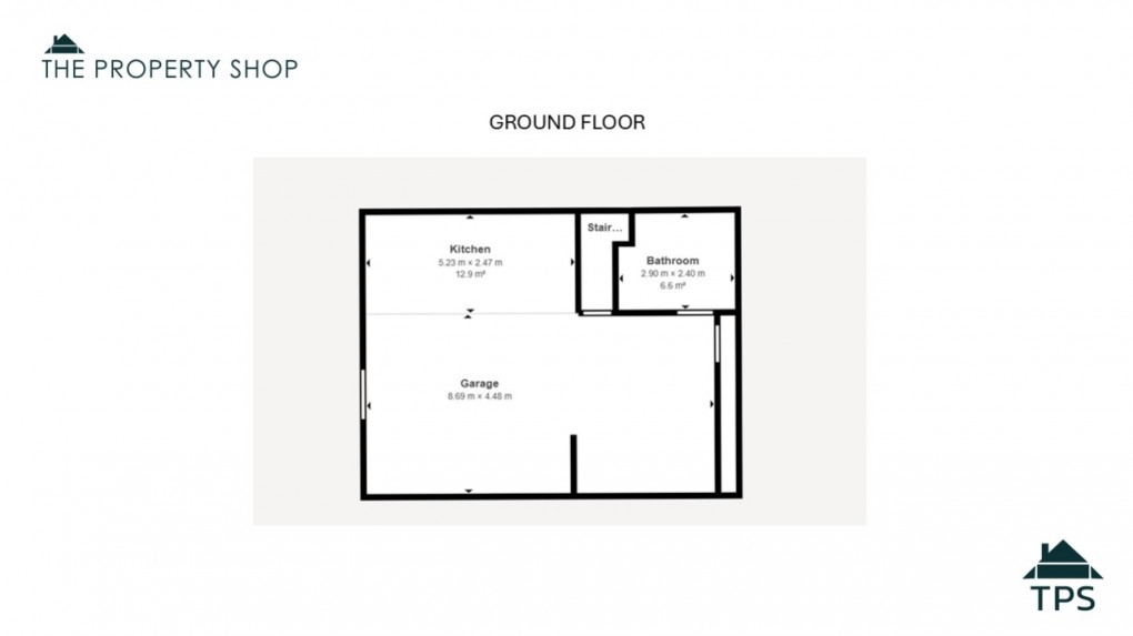 Floorplan for 31 Castle Street, Bodmin