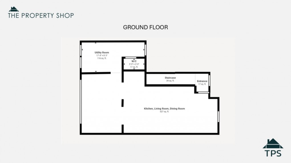 Floorplan for 36 Roman Drive, PL31 1EN Bodmin, Cornwall
