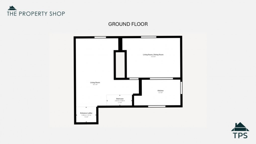 Floorplan for 6 Northey Road, Bodmin, PL31 1JE
