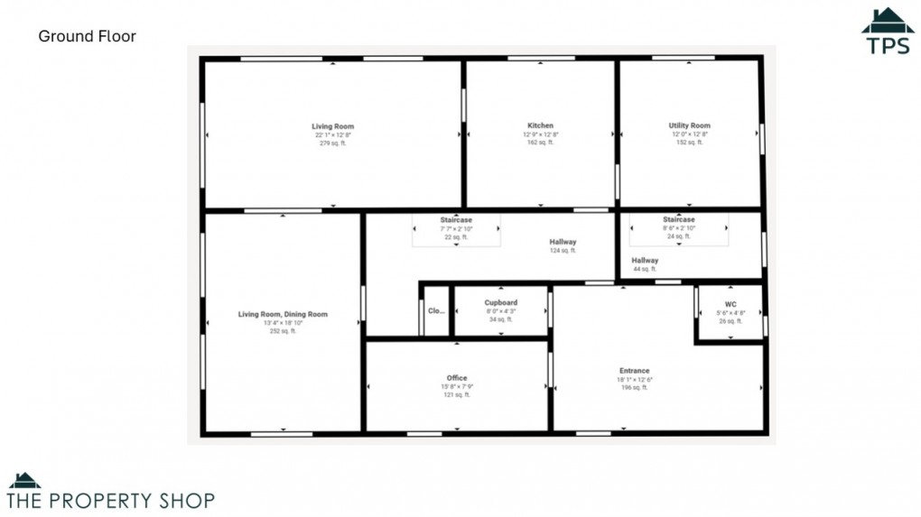 Floorplan for Lostwithiel, PL22
