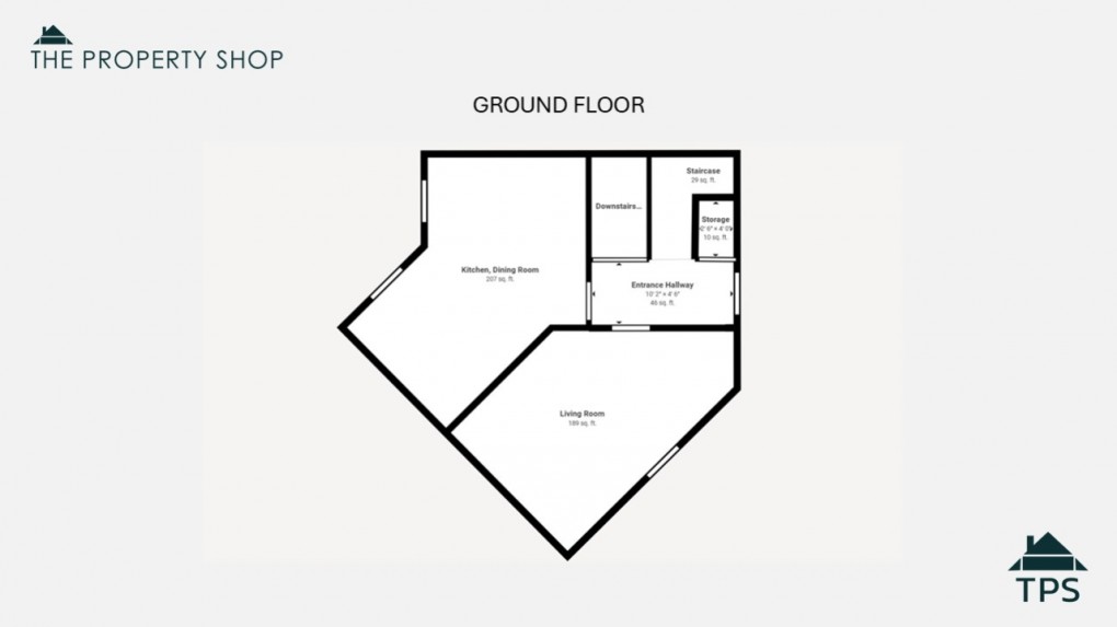 Floorplan for 17 Gwithian Road, St. Austell, PL25 3QL