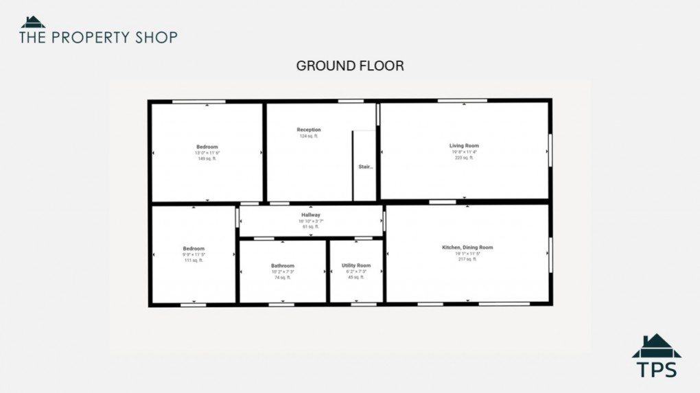 Floorplan for Beam Ends Lankelly Lane, Fowey, PL23 1HN