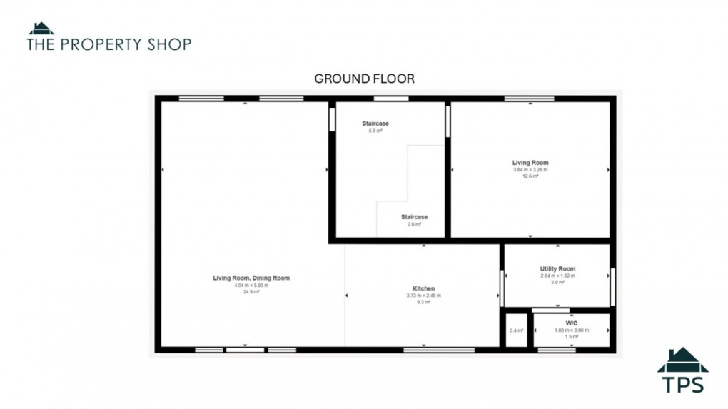 Floorplan for Greenbank Lane, Liskeard, Cornwall, PL14