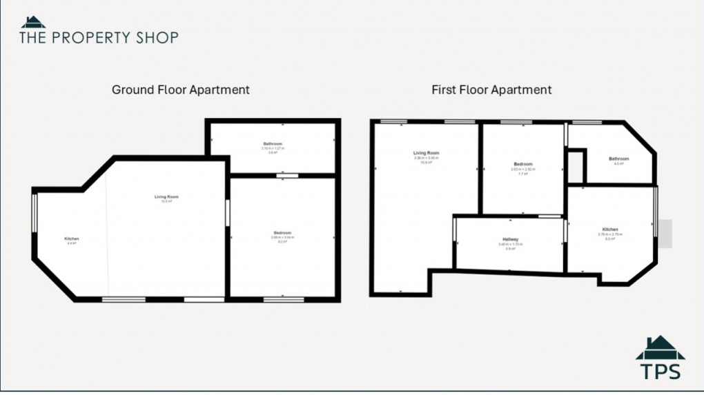 Floorplan for Parade Square, Lostwithiel, Cornwall, PL22