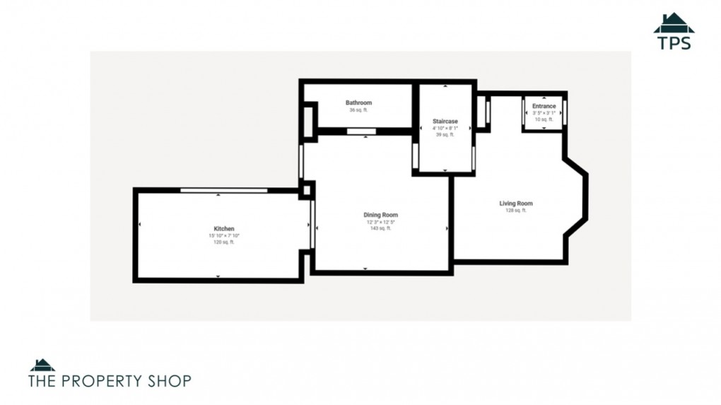 Floorplan for Addison Terrace, Lostwithiel, Cornwall, PL22